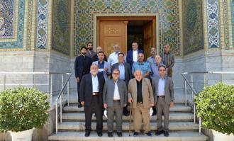 هیات امنای بازار تهران از کتابخانه و موزه ملی ملک دیدار کردند