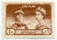 نقش محمد رضا پهلوی و ملکه الیزابت دوم