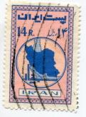 نقش نقشه ایران درون دایره